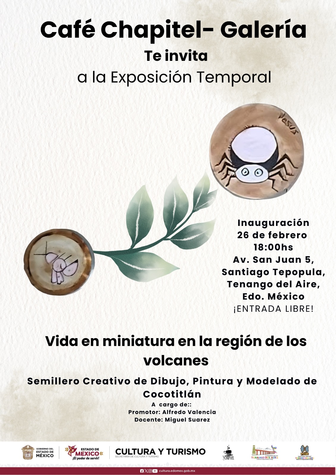 Muestra pictórica “Vida en miniatura en la región de los volcanes”